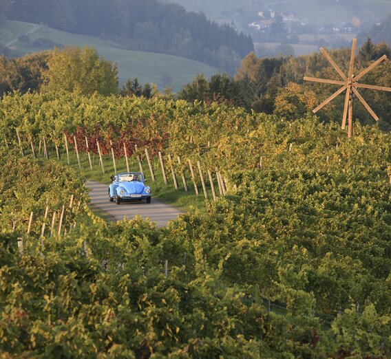 Cabrio im Weinland | © Steiermark Tourismus | Harry Schiffer