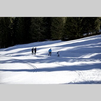 cross-country skiing with youngsters | © Steiermark Tourismus | Tom Lamm