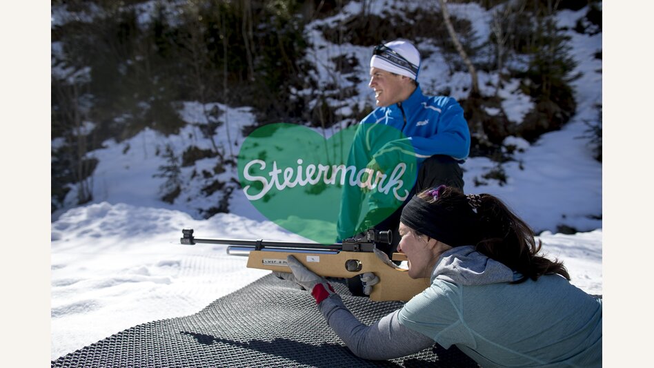 Biathlon-Kurs bei der Weirerteichloipe | © STG | Tom Lamm