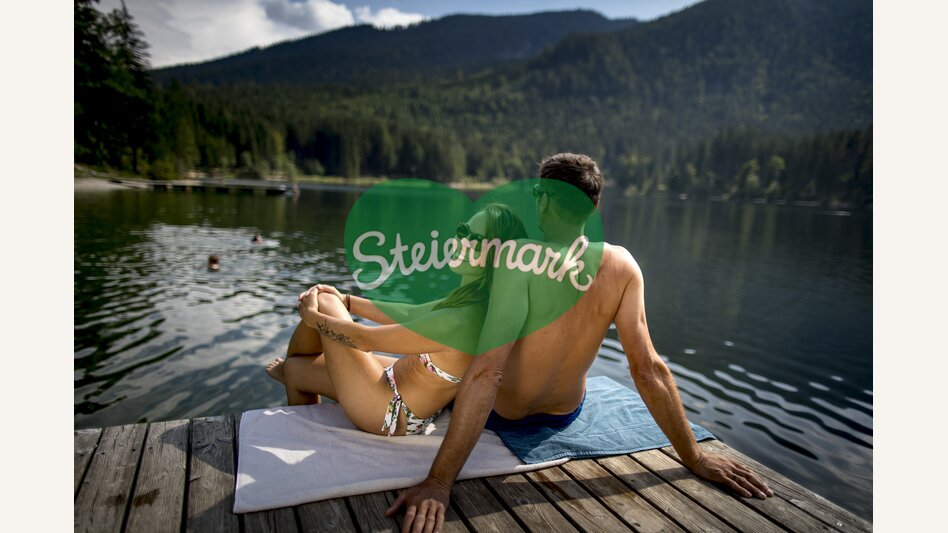 Bathing in the Ödensee lake | © Steiermark Tourismus | Tom Lamm