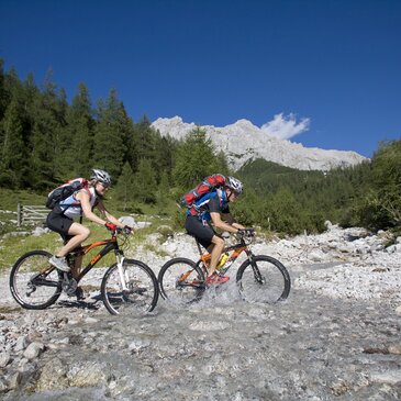 Biker in Ramsau am Dachstein