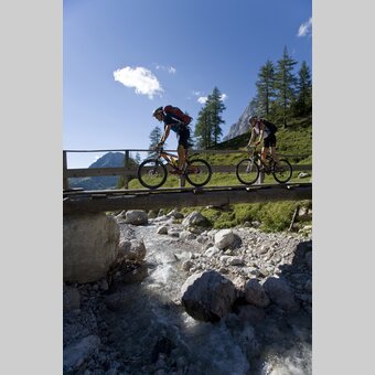 Biker in Ramsau am Dachstein | © STG | Himsl | Nur für Pressezwecke!