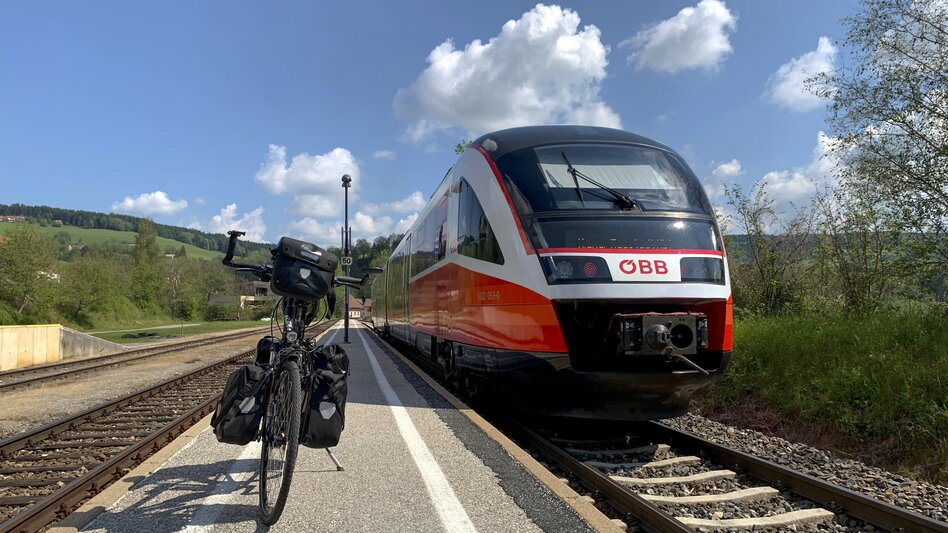 Rad & Bahn als ideale Kombination | © STG | Martin Kubanek