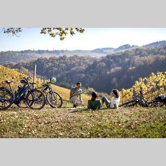 Rest at the Styrian Wine Country Cycling Tour | © Steiermark Tourismus | Tom Lamm