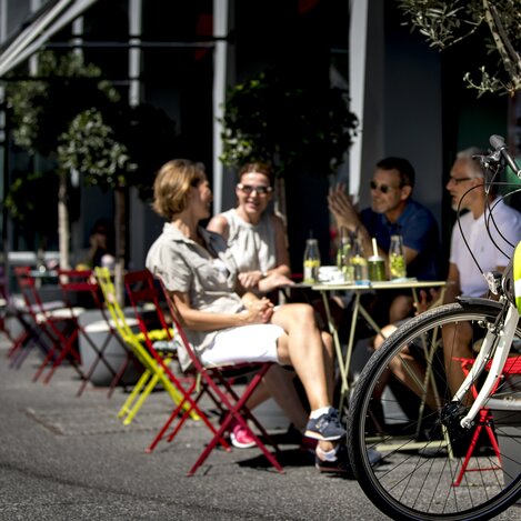After-Work-Drinks im Kunsthauscafé. | © STG | Tom Lamm