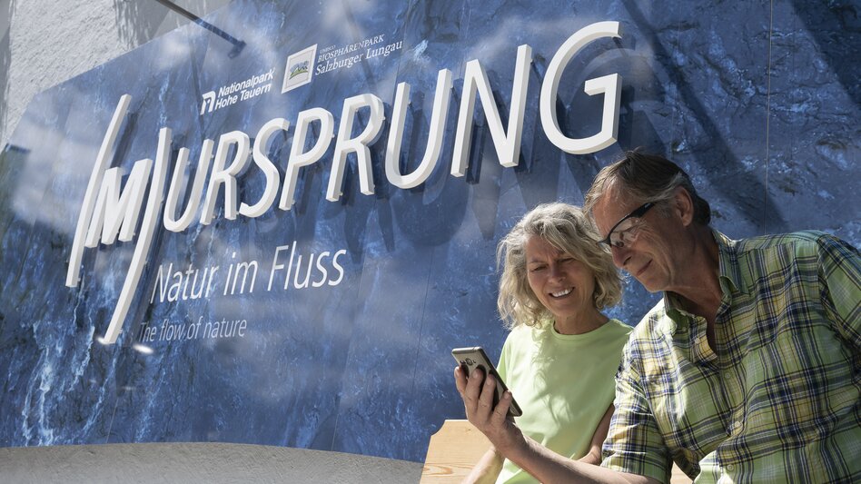 Eingang zur Erlebnisausstellung in Muhr im Lungau