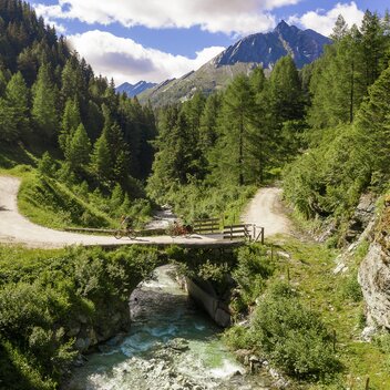Murradweg zu Beginn im Nationalpark Hohe Tauern | © STG | pixelmaker.at
