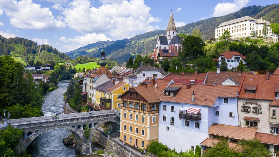 Murau mit Schloss Murau
