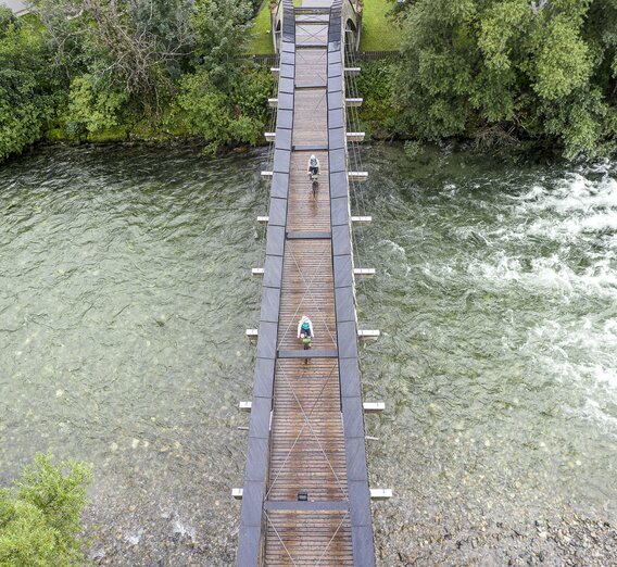 am Murradweg/R2: Radbrücke bei Stadl an der Mur | © Steiermark Tourismus | Pixelmaker