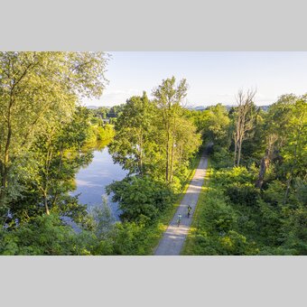 Mur cycling path in Landscha near Leibnitz | © Steiermark Tourismus | pixelmaker.at