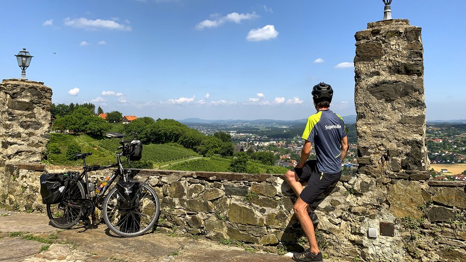 Blick von der Burg Deutschlandsberg