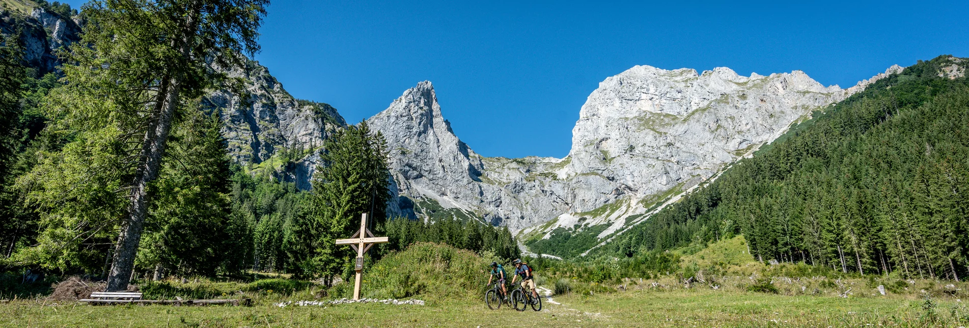 Mountain biking in the Eisenerz Ramsau | © STG | Jesse Streibl