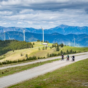 Unterwegs im Wind & Bike Park Pretul