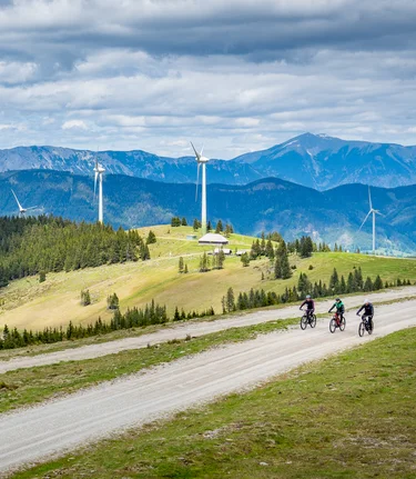 Unterwegs im Wind & Bike Park Pretul | © STG | Jesse Streibl
