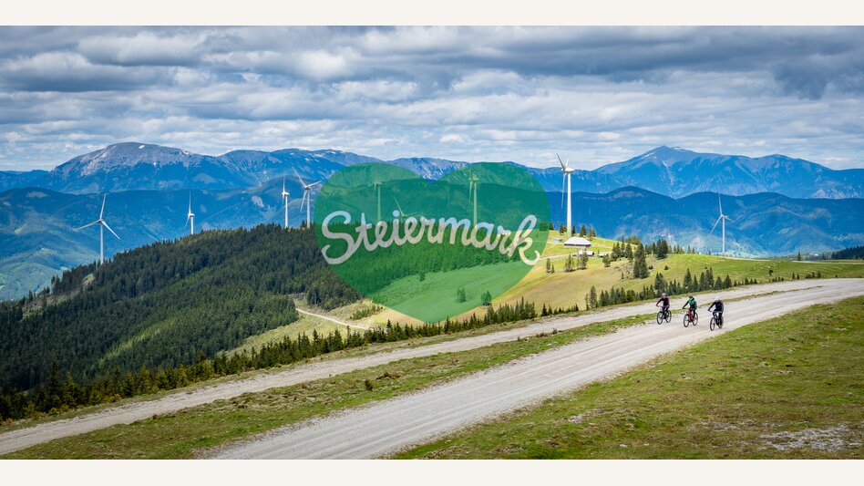 Unterwegs im Wind & Bike Park Pretul | © STG | Jesse Streibl