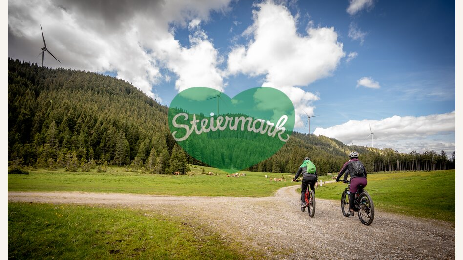 Unterwegs im Wind & Bike Park Pretul | © STG | Jesse Streibl