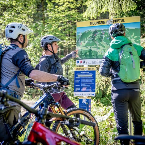 Unterwegs im Wind & Bike Park Pretul | © STG | Jesse Streibl