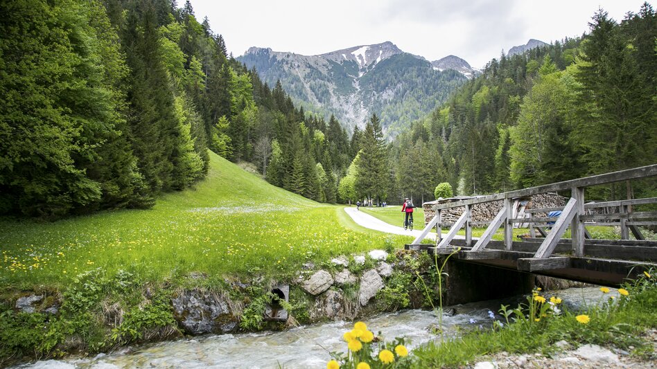 Mürztalradweg im Naturpark Mürzer Oberland | © Kaiserhof Glasmanufaktur | nicoleseiser.at