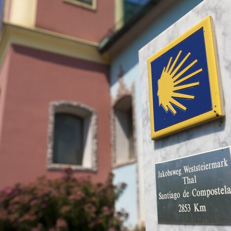 Startpunkt Weststeirischer Jakobsweg in Thal | © STG | Harry Schiffer | ETZ-Pilgrimage Europe SI-AT