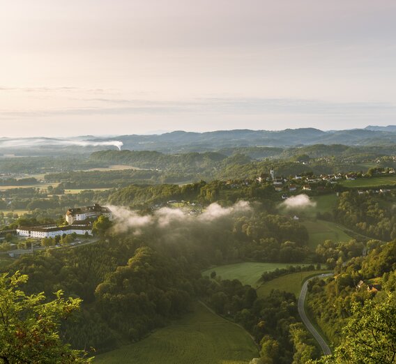 View of Seggau Castle and Frauenberg pilgrimage church | © Steiermark Tourismus | Wolfgang Jauk