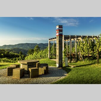 Border lounge in Glanz (Weinstraße, Southern Styria) | © Steiermark Tourismus | Wolfgang Jauk
