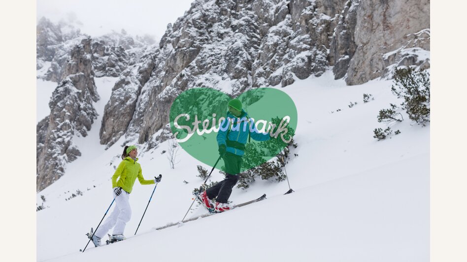 Ski touring in the Gesäuse | © Steiermark Tourismus | Tom Lamm