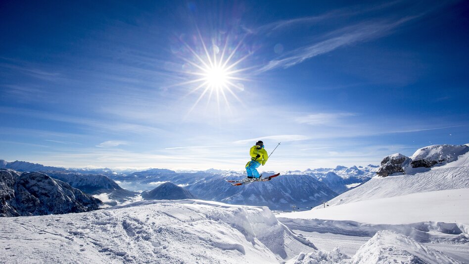 Skifahrer am Loser
