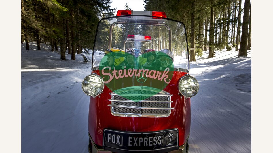 Mit dem Foxi-Express ins Skivergnügen am Präbichl | © STG | Tom Lamm