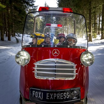 Mit dem Foxi-Express ins Skivergnügen am Präbichl | © STG | Tom Lamm