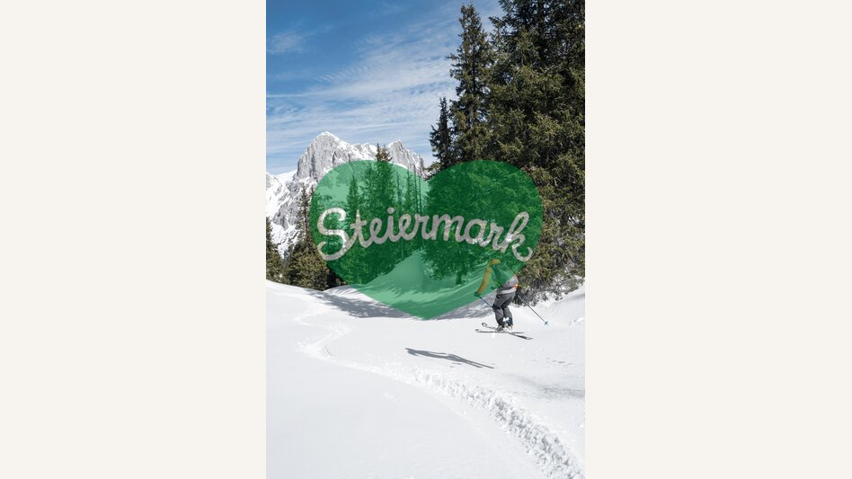 Skitourenabfahrt im Gesäuse | © TV Gesäuse | Susanne Einzenberger