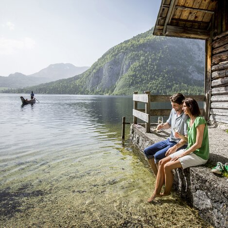 Sommerfrische mit Plätte am Altausseer See | © STG | Tom Lamm