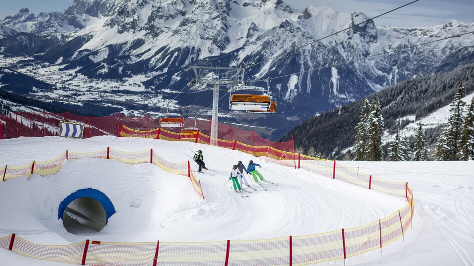 Skifahrer-Jugend auf der Fun Slope am Hauser Kaibling