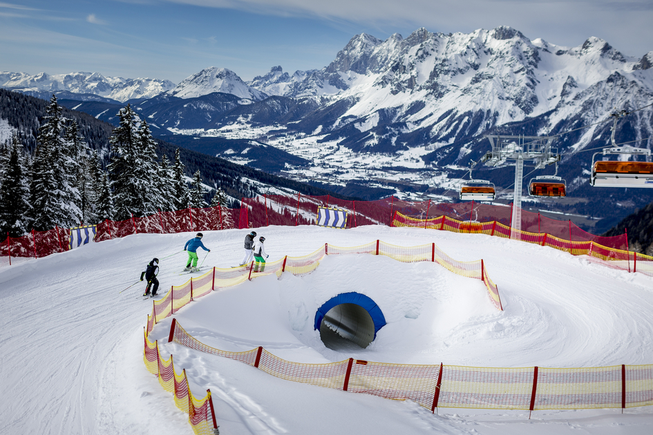 Skifahrer-Jugend auf der Fun Slope am Hauser Kaibling | © Steiermark Tourismus | Tom Lamm