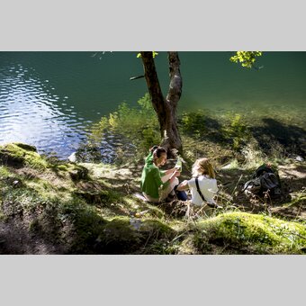 Schwarzensee lake at Naturpark Sölktäler | © Steiermark Tourismus | Tom Lamm