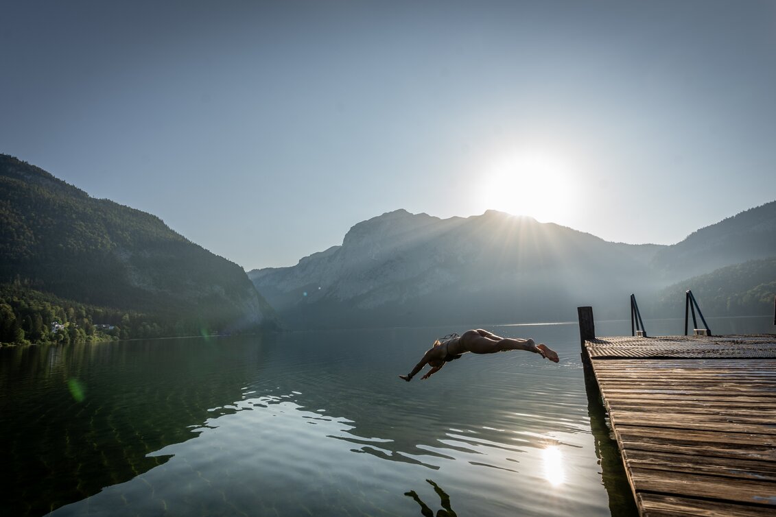 Baden im Altausseer See | © STG | Jesse Streibl
