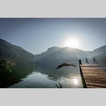 Baden im Altausseer See | © STG | Jesse Streibl