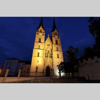 Stift Admont bei Nacht | © STG | Harry Schiffer | ETZ-Pilgrimage Europe SI-AT