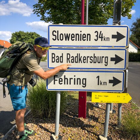Nur mehr 3 Etappen bis zum Endpunkt Bad Radkersburg: Wanderroute Vom Gletscher zum Wein | © STG | Manfred Polansky