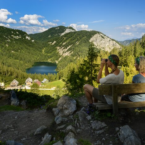 At the Steirerseebankerl on Tauplitz | © Steiermark Tourismus | pixelmaker.at