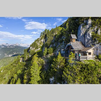 Friedenskircherl am Stoderzinken mit Dachstein | © STG | pixelmaker.at