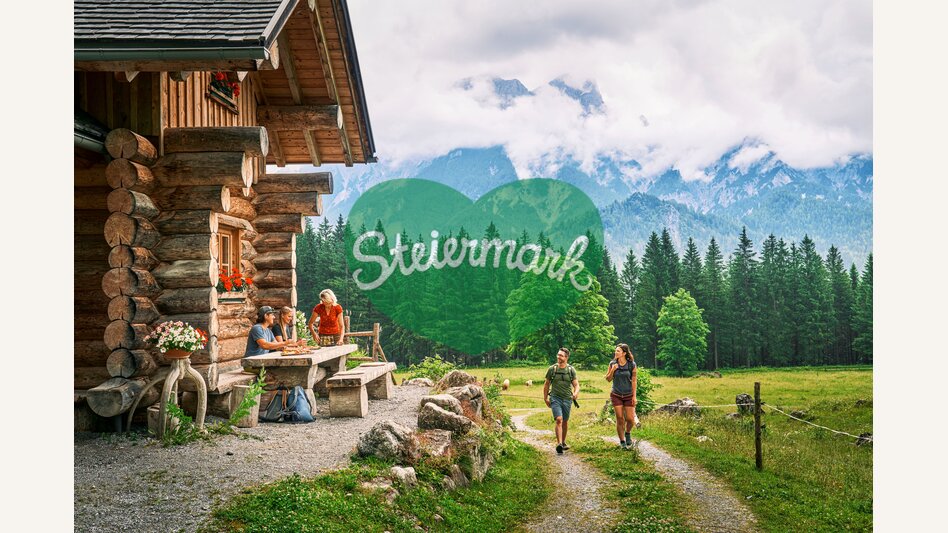 Ankunft bei der Lahnalm im Gesäuse | © TV Gesäuse | Robert Maybach