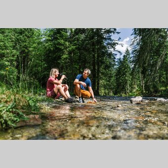 Erfrischung im Naturpark Sölktäler | © TVB Schladming-Dachstein | SupersusiCom