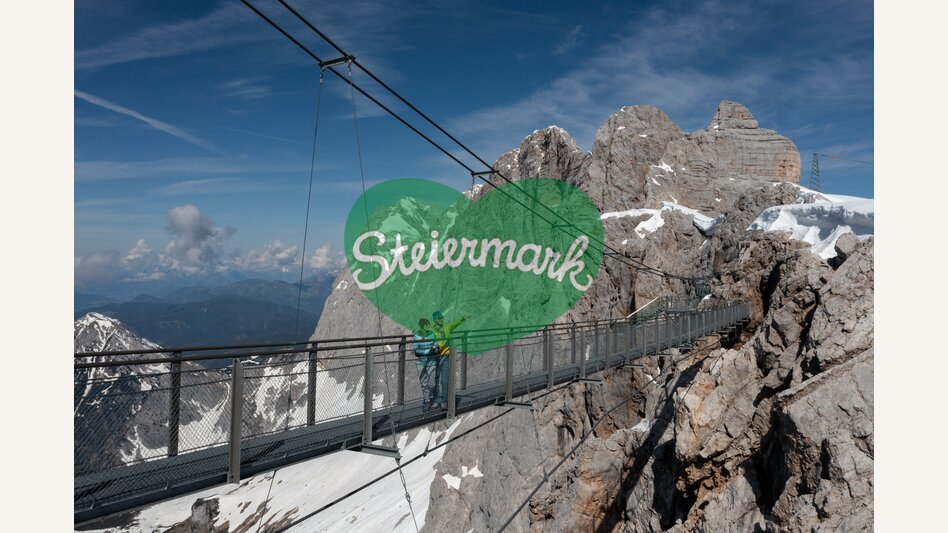 Suspension bridge on the Dachstein | © Planai Bahnen | Harald Steiner