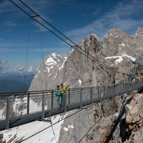 Hängebrücke am Dachstein | © PlanaiHochwurzen Bahnen | Harald Steiner