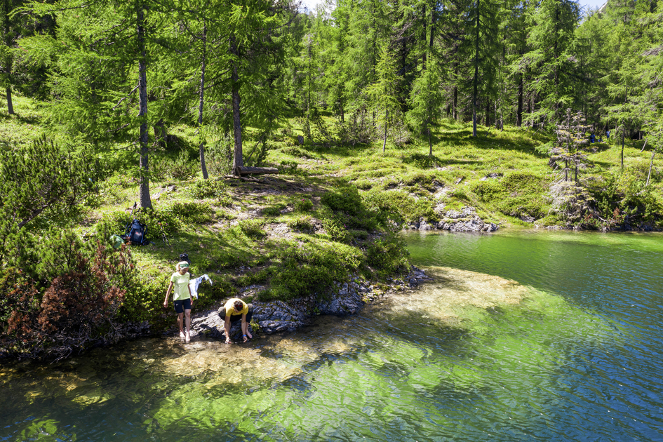Grafenbergsee lake in the Dachstein mountains | © STG | pixelmaker.at