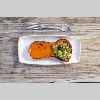 Stuffed butternut squash from the oven | © Steiermark Tourismus | Tom Lamm