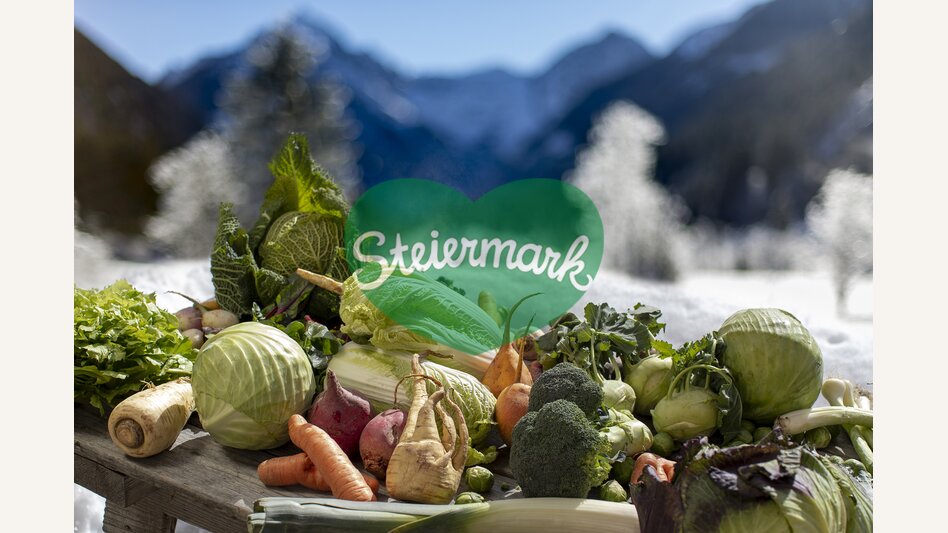 Served up: Fresh winter vegetables | © Steiermark Tourismus | Tom Lamm