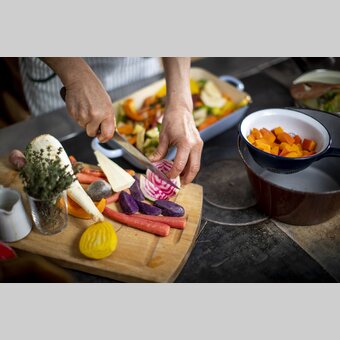 Colourful oven vegetables | © Steiermark Tourismus | Tom Lamm