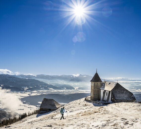 Schneeschuhwanderung zur Wallfahrtskirche Maria Schnee | © Steiermark Tourismus | Pixelmaker