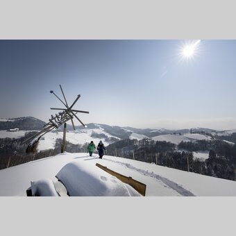 Winter with Klapotetz, Southern Styria | © Steiermark Tourismus | Tom Lamm